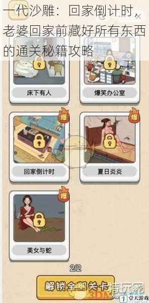 一代沙雕:回家倒计时,老婆回家前藏好所有东西的通关秘籍攻略