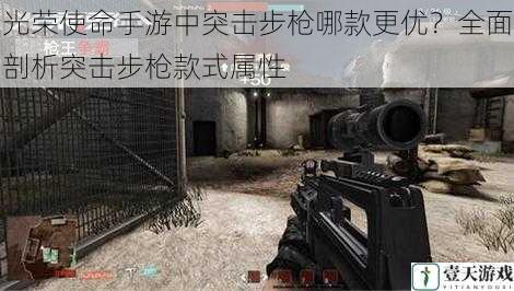 光荣使命手游中突击步枪哪款更优?全面剖析突击步枪款式属性