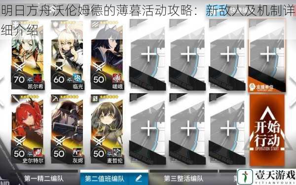 明日方舟沃伦姆德的薄暮活动攻略:新敌人及机制详细介绍
