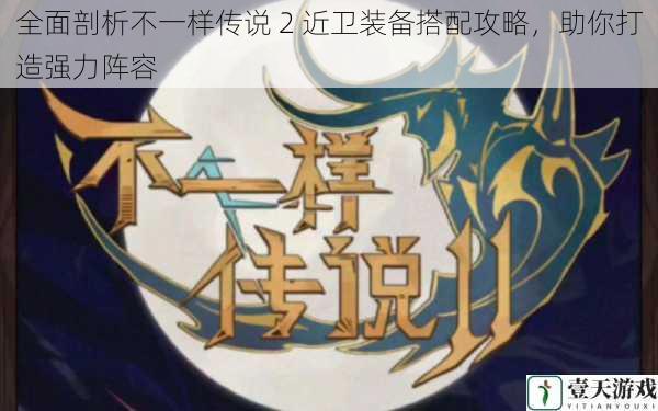 全面剖析不一样传说 2 近卫装备搭配攻略,助你打造强力阵容