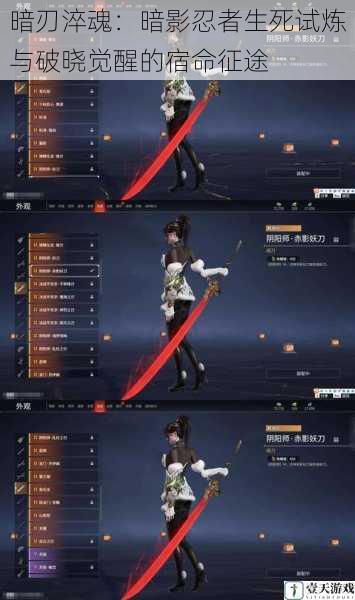 暗刃淬魂:暗影忍者生死试炼与破晓觉醒的宿命征途