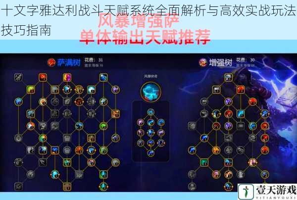 十文字雅达利战斗天赋系统全面解析与高效实战玩法技巧指南