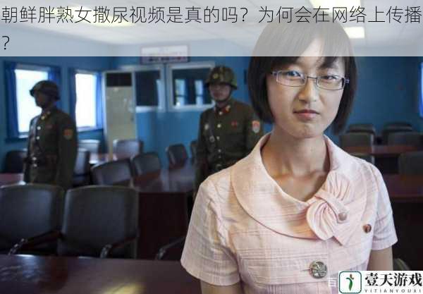 朝鲜胖熟女撒尿视频是真的吗?为何会在网络上传播?