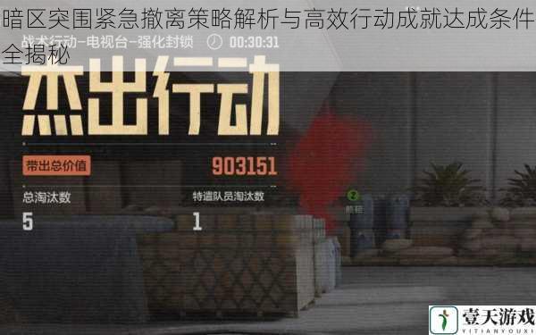 暗区突围紧急撤离策略解析与高效行动成就达成条件全揭秘