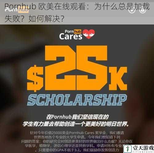 Pornhub 欧美在线观看：为什么总是加载失败？如何解决？