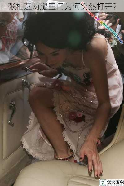 张柏芝两腿玉门为何突然打开?