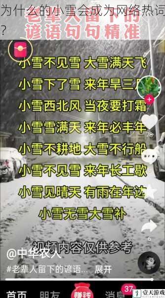 为什么的小雪会成为网络热词?