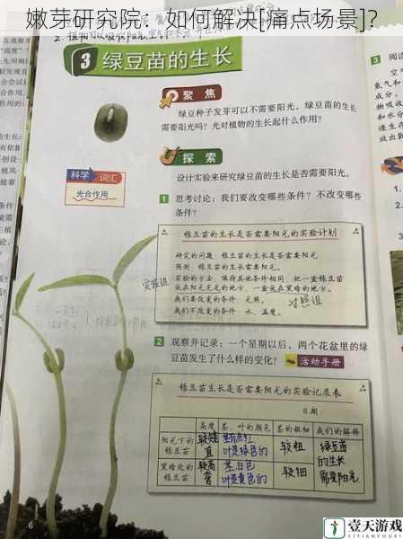 嫩芽研究院：如何解决[痛点场景]？