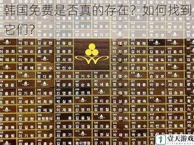 韩国免费是否真的存在?如何找到它们?