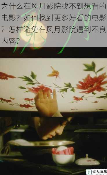 为什么在风月影院找不到想看的电影?如何找到更多好看的电影?怎样避免在风月影院遇到不良内容?