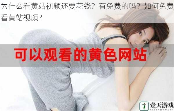 为什么看黄站视频还要花钱?有免费的吗?如何免费看黄站视频?