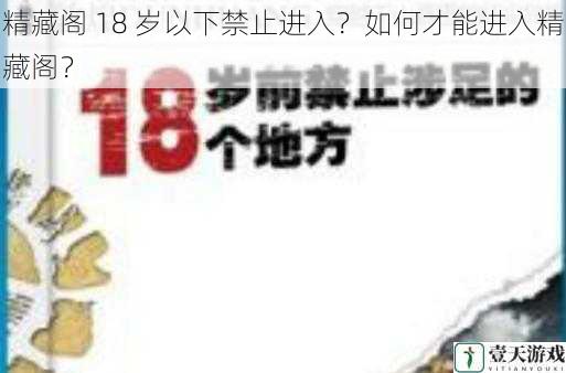 精藏阁 18 岁以下禁止进入?如何才能进入精藏阁?