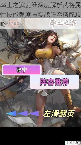 率土之滨姜维深度解析武将属性技能强度与实战阵容搭配攻略