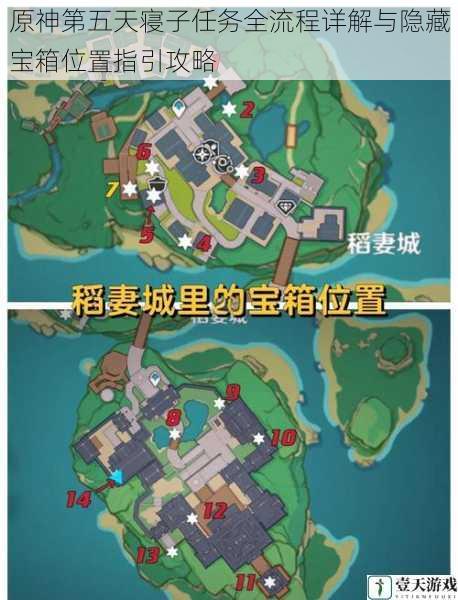 原神第五天寝子任务全流程详解与隐藏宝箱位置指引攻略