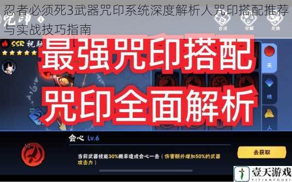 忍者必须死3武器咒印系统深度解析人咒印搭配推荐与实战技巧指南