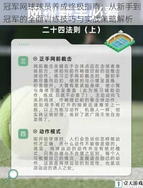 冠军网球球员养成终极指南：从新手到冠军的全面训练技巧与实战策略解析