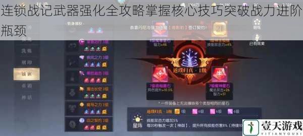 连锁战记武器强化全攻略掌握核心技巧突破战力进阶瓶颈