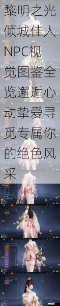 黎明之光倾城佳人NPC视觉图鉴全览邂逅心动挚爱寻觅专属你的绝色风采