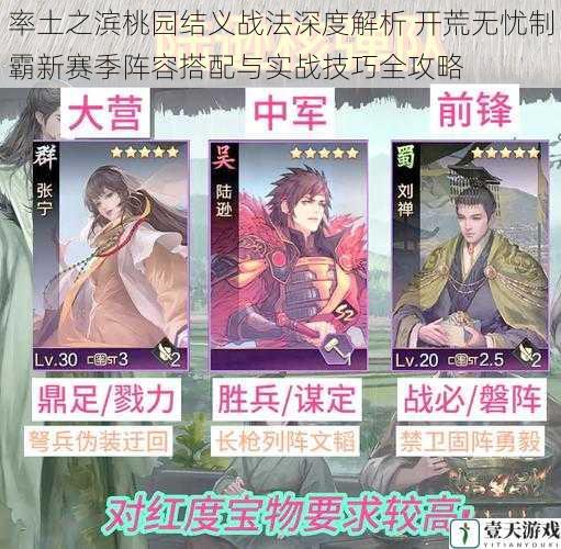 率土之滨桃园结义战法深度解析 开荒无忧制霸新赛季阵容搭配与实战技巧全攻略