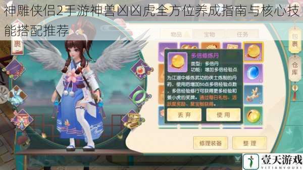 神雕侠侣2手游神兽凶凶虎全方位养成指南与核心技能搭配推荐