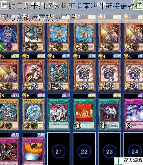 青眼白龙卡组终极构筑指南决斗链接最强搭配与实战运营技巧详解