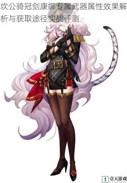 坎公骑冠剑康娜专属武器属性效果解析与获取途径实战评测