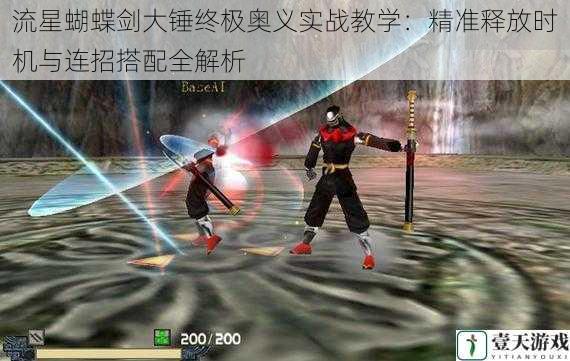 流星蝴蝶剑大锤终极奥义实战教学:精准释放时机与连招搭配全解析
