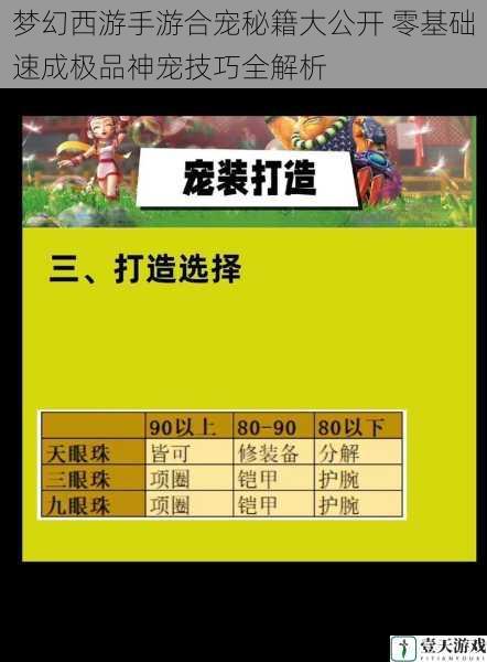 梦幻西游手游合宠秘籍大公开 零基础速成极品神宠技巧全解析