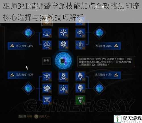 巫师3狂猎狮鹫学派技能加点全攻略法印流核心选择与实战技巧解析