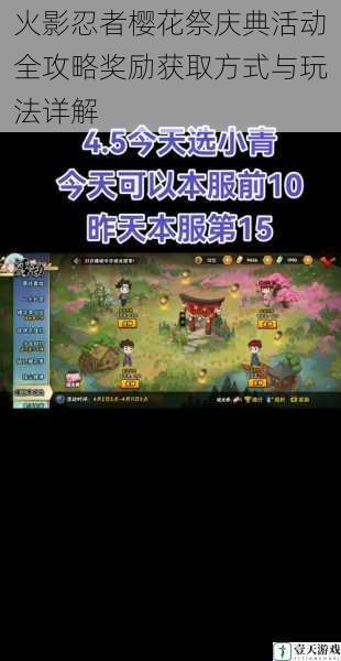 火影忍者樱花祭庆典活动全攻略奖励获取方式与玩法详解