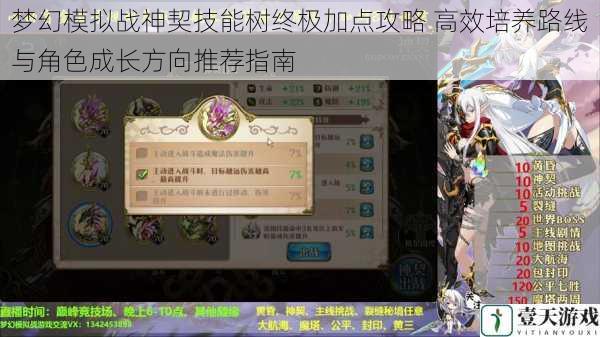 梦幻模拟战神契技能树终极加点攻略 高效培养路线与角色成长方向推荐指南