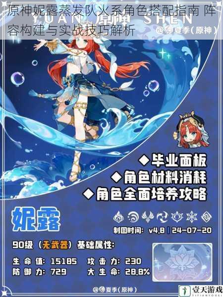 原神妮露蒸发队火系角色搭配指南 阵容构建与实战技巧解析