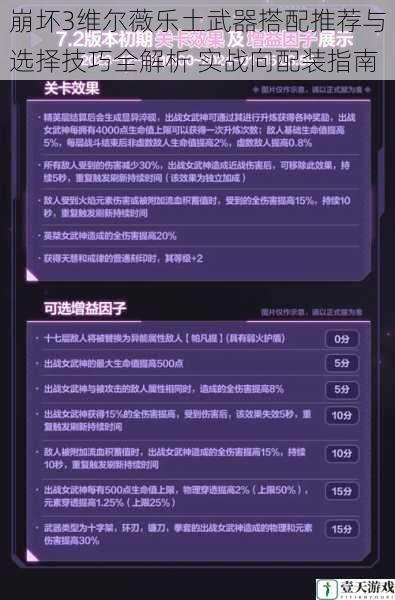 崩坏3维尔薇乐土武器搭配推荐与选择技巧全解析 实战向配装指南
