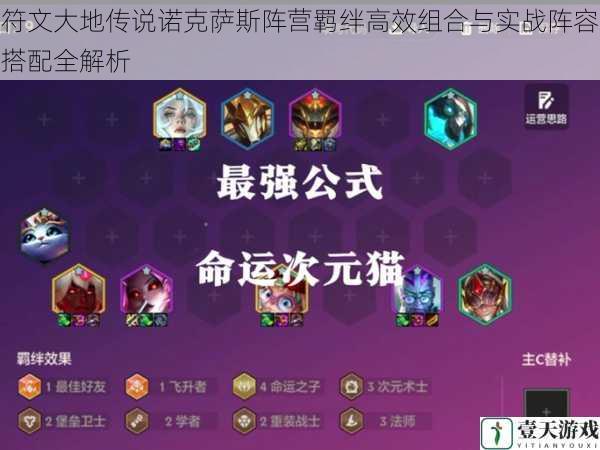 符文大地传说诺克萨斯阵营羁绊高效组合与实战阵容搭配全解析