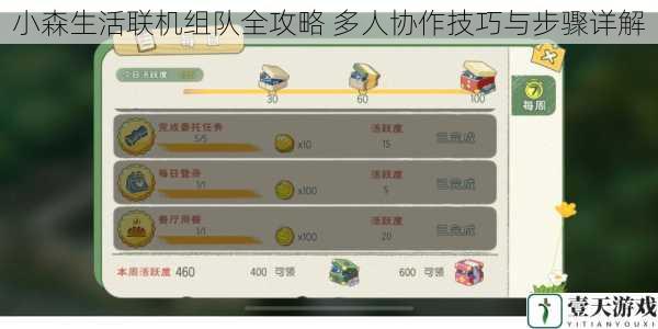 小森生活联机组队全攻略 多人协作技巧与步骤详解