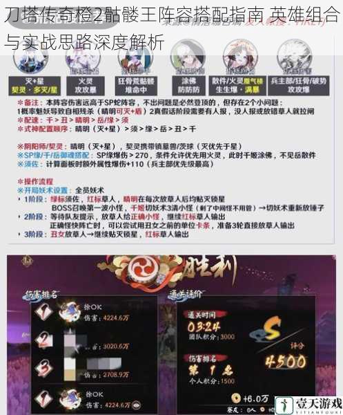 刀塔传奇橙2骷髅王阵容搭配指南 英雄组合与实战思路深度解析