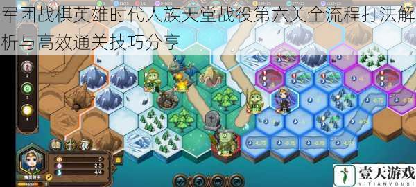 军团战棋英雄时代人族天堂战役第六关全流程打法解析与高效通关技巧分享