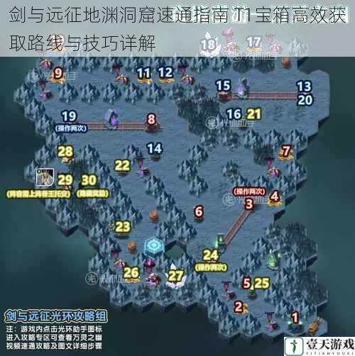 剑与远征地渊洞窟速通指南 T1宝箱高效获取路线与技巧详解