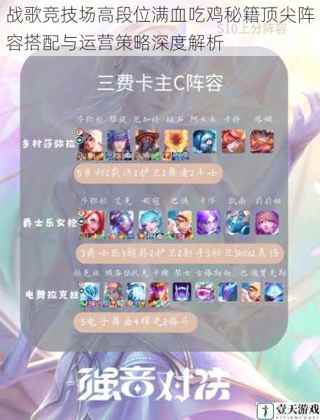 战歌竞技场高段位满血吃鸡秘籍顶尖阵容搭配与运营策略深度解析