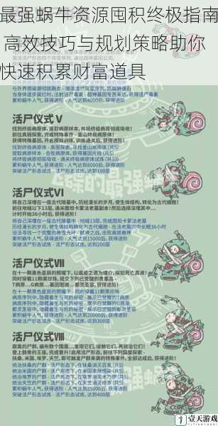 最强蜗牛资源囤积终极指南 高效技巧与规划策略助你快速积累财富道具