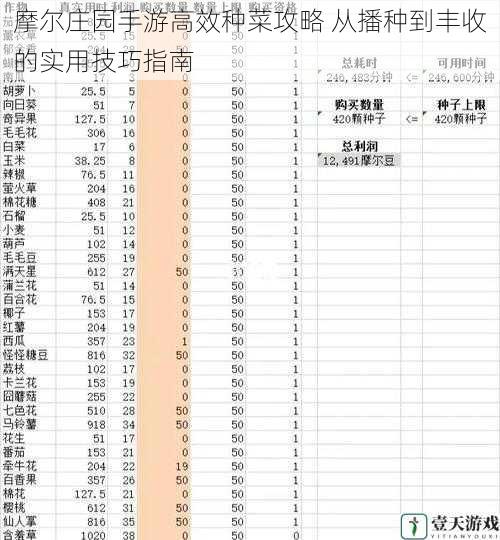 摩尔庄园手游高效种菜攻略 从播种到丰收的实用技巧指南