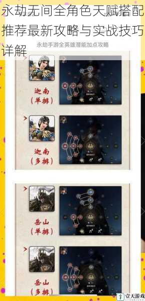 永劫无间全角色天赋搭配推荐最新攻略与实战技巧详解