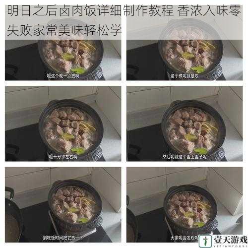 明日之后卤肉饭详细制作教程 香浓入味零失败家常美味轻松学