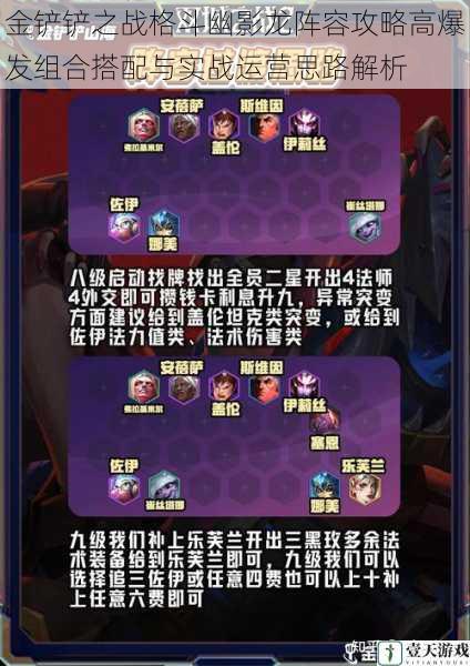 金铲铲之战格斗幽影龙阵容攻略高爆发组合搭配与实战运营思路解析