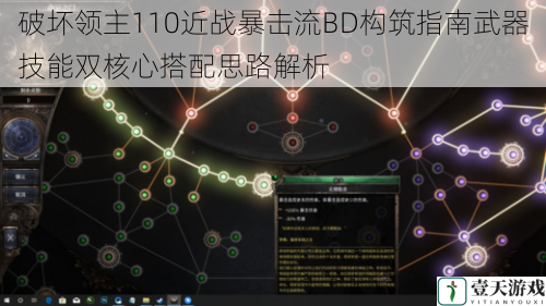 破坏领主110近战暴击流BD构筑指南武器技能双核心搭配思路解析