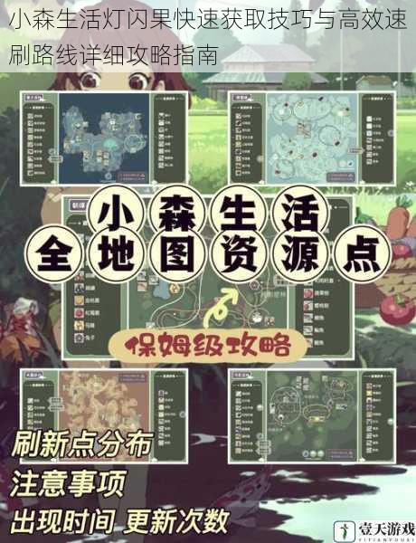 小森生活灯闪果快速获取技巧与高效速刷路线详细攻略指南